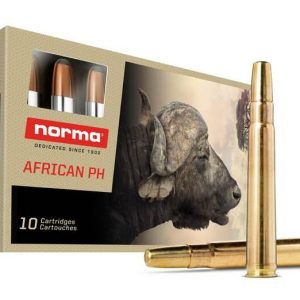 NOR20195352 #1. Ammo 375 H&H Norma 300 GR African PH Solid 10's