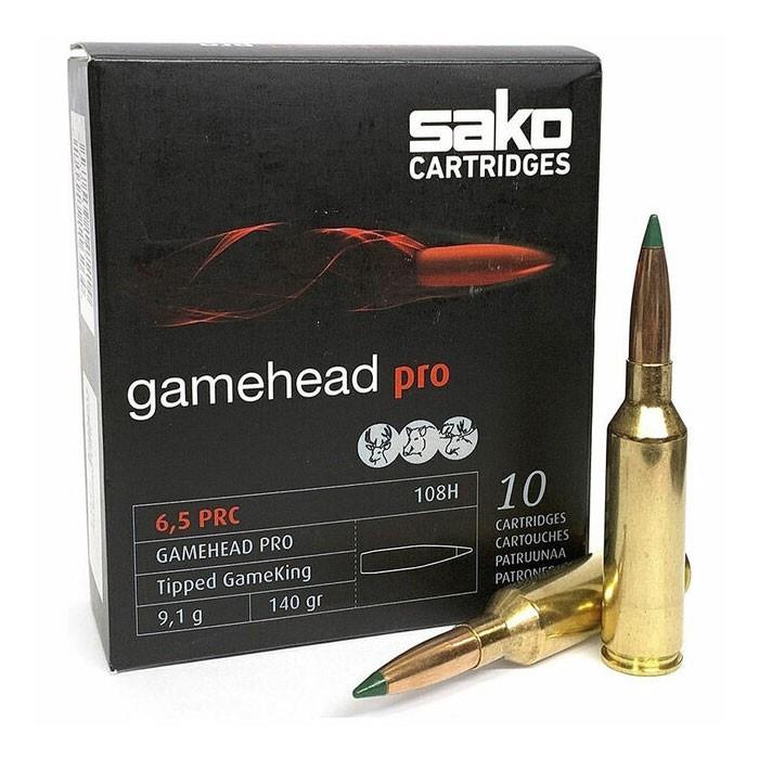 NORC696109HSA10 #1. Ammo 6.5 PRC 140Gr Sako GameHead Pro TSP 20's
