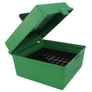 ISSR-100-MAG-10 #2. MTM Deluxe Ammo Case Deluxe WSM Ultra Mag Green (100)