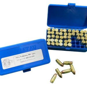 NOB1010002 #1. Ammo 380 Auto (9mm S) 100gr Nobleteq CMJ Reloads 50's