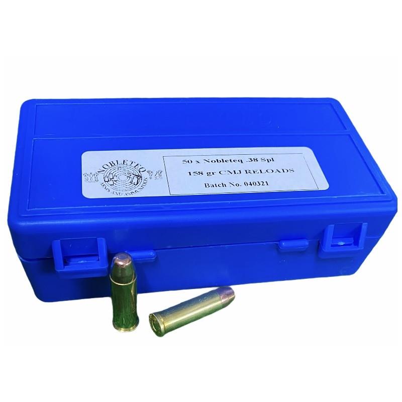 NOB1010003 #1. Ammo 38 SP 158gr Nobleteq Reloads CMJ 50's