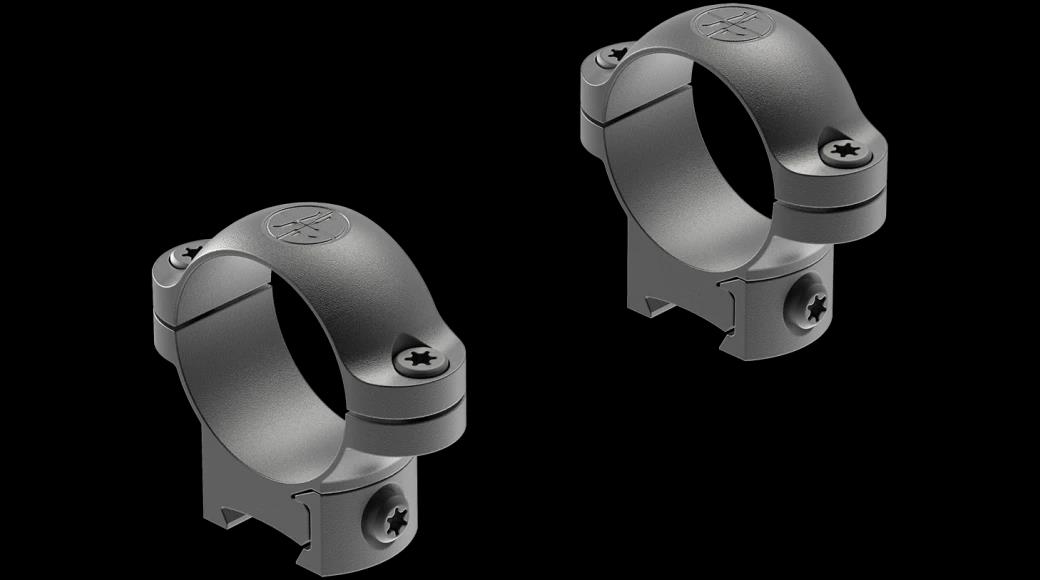 FORLPRM-066 #1. RM Rimfire Ring Mounts 13mm Med Black 1" (178119)