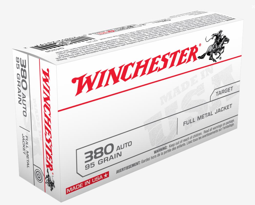 NYAW-Q4206 #4. Ammo 380 Auto (9mm S) 95Gr Win FMJ 50's