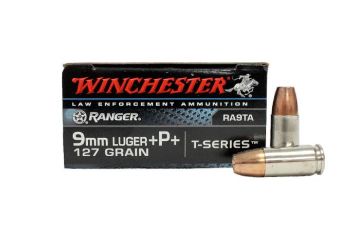 NYAW-RA9TA #1. Ammo 9mm Luger +P 127gr Win JHP Ranger T 50's