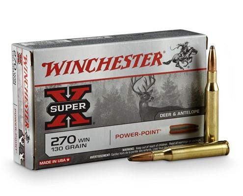 NYAW-X2705 #1. Ammo 270 Win 130Gr WIN Powerpoint 20's