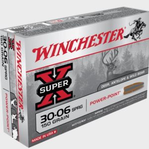 NYAW-X30061 #1. Ammo 30-06 SPR 150Gr Winchester Super X Powerpoint 20's