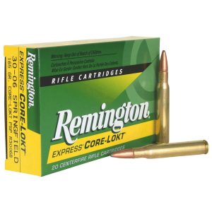 Ammo 30-06 SPR 165gr Rem Core-Lockt PSP 20s