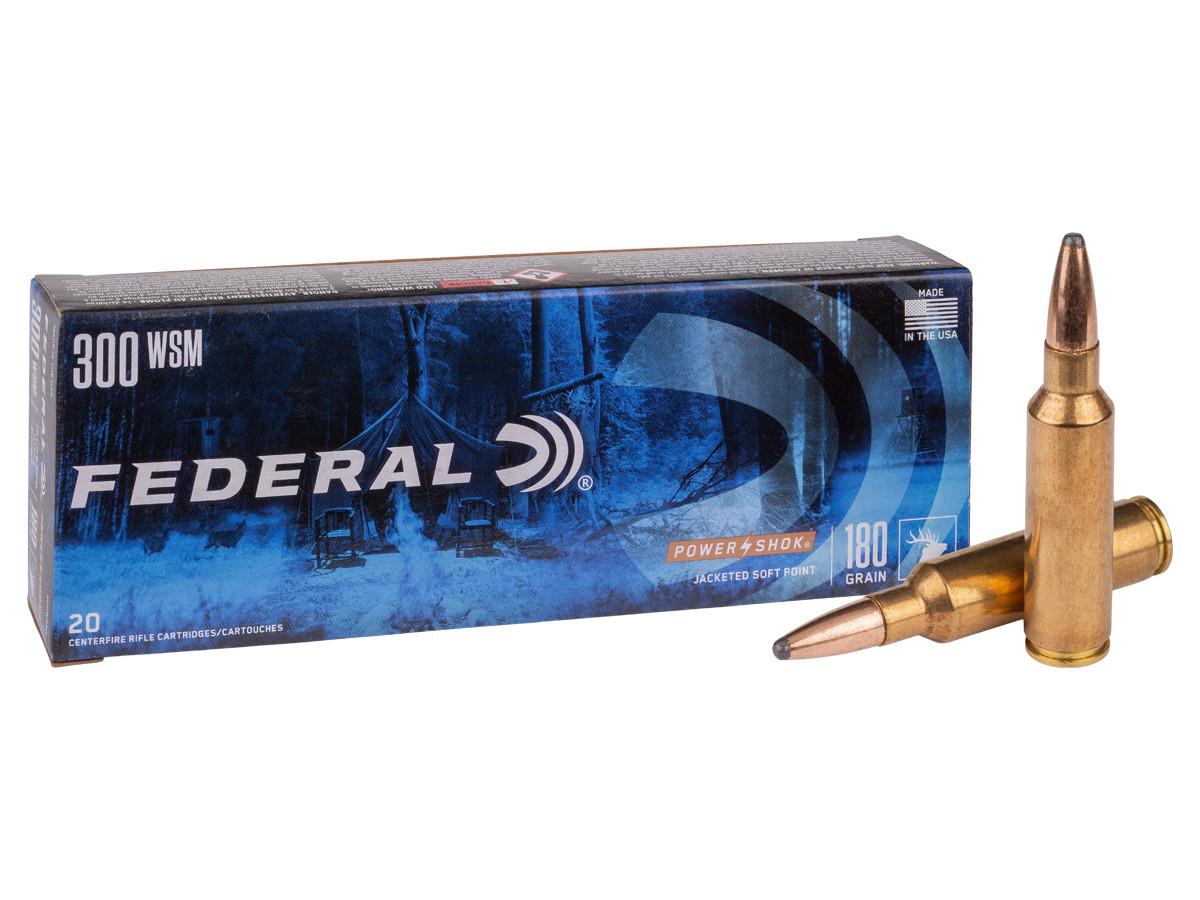 FORAF-066 #1. Ammo 300 WSM 180gr Federal Power Shok 20's