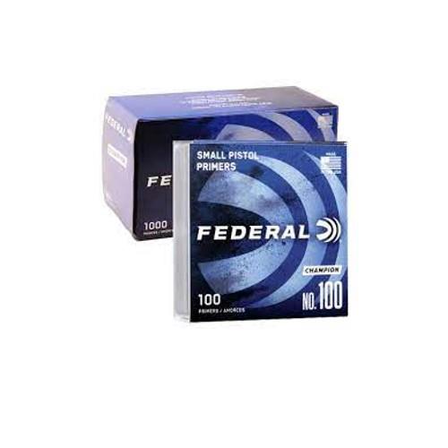 FORAI54 #1. Primers Small Pistol Federal 100/100's