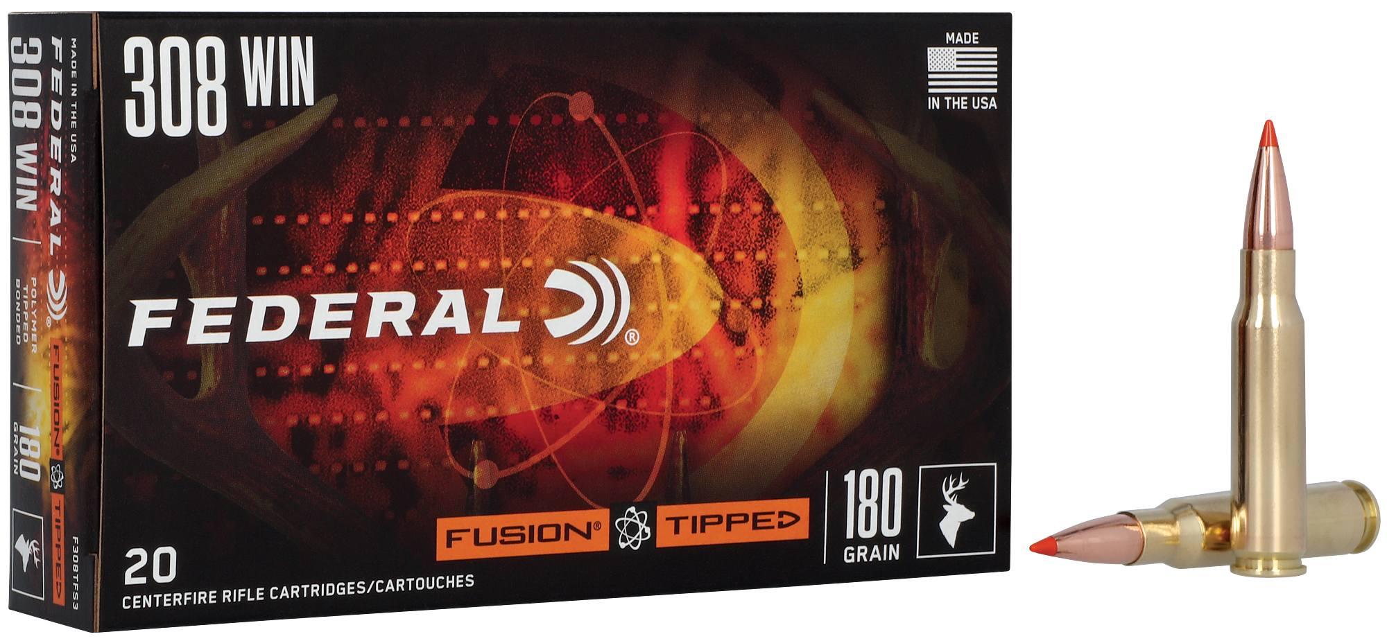 FORAF85 #1. Ammo 308 Win 180Gr Federal Tipped Fusion 20's
