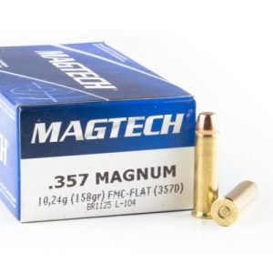FORAH-0081 #1. Ammo 357 Mag 158Gr Magtech FMJ Flat 50's