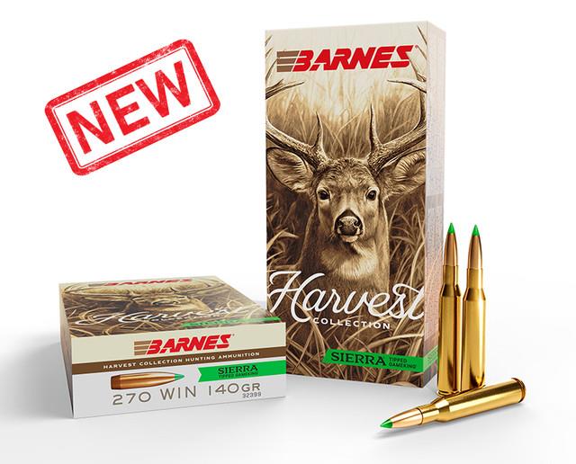 DFBR32399 #1. Ammo 270 Win Barnes Harvest 140Gr TGK 20's