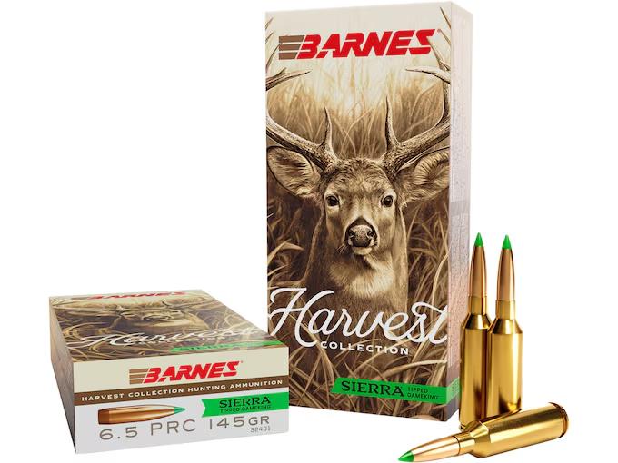 DFBR32401 #1. Ammo Barnes 6.5 PRC 145gr Harvest TGK 20's