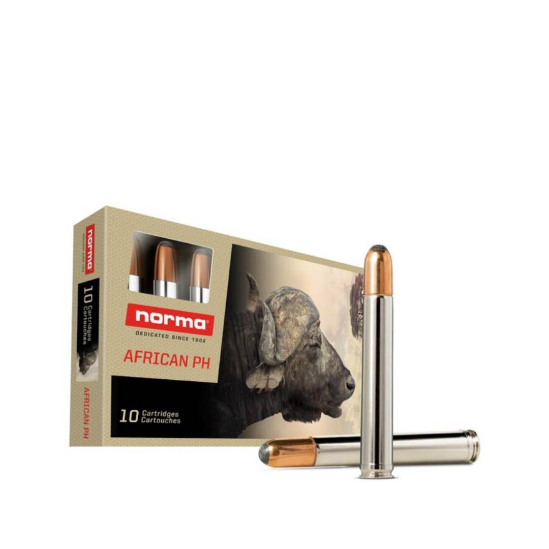NOR20195252 #1. Ammo 375 H&H 350Gr Norma Woodleigh RNSN