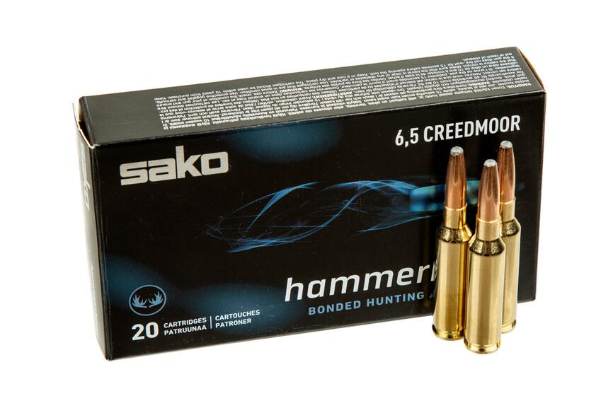 NORC663123HSA10HH #1. Ammo 6.5mm Creedmoor 156Gr Sako Hammerhead Bonded Oryx 20's