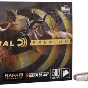 FORAF-0008 #1. Ammo Federal 470 NE 500Gr Trophy Bonded Claw 20's