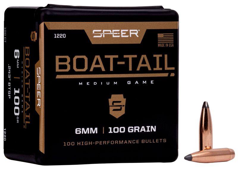 FORSP33 #1. P 6mm Speer 100Gr Boat Tail SP