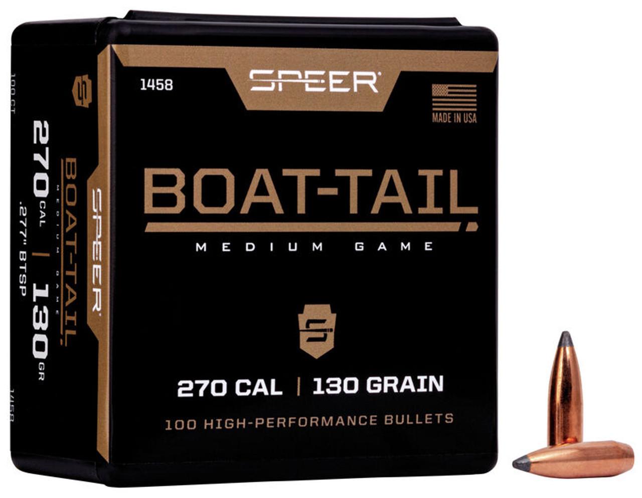 FORSP090 #1. P 270 Cal (.277) 130Gr Speer Boat Tail SP 100's
