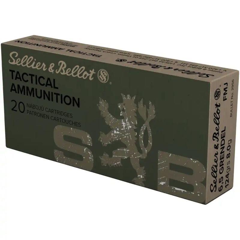 AOSV342502 #1. Ammo 6.5 Grendel S&B FMJ 124GR 20's