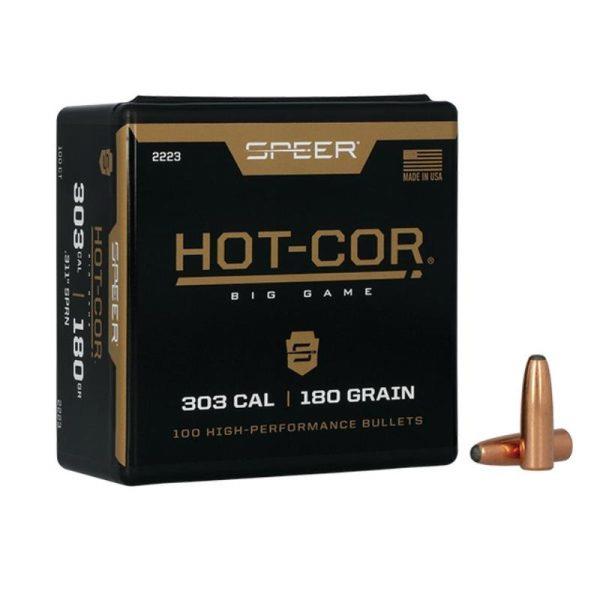 FORSP18 #1. P 303 Speer 180Gr Hot Cor SPRN 100's