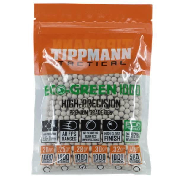 RNS40200 #1. Tippmann 6mm ECO BB 0.28G 1000 Rounds BB'S