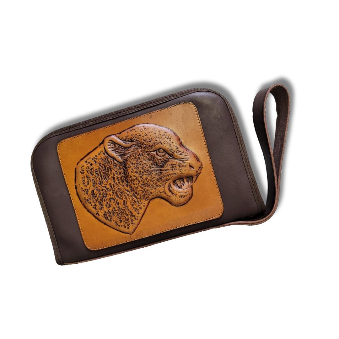 ELP196DAW #1. Caddie Embossed Delux-Leopard