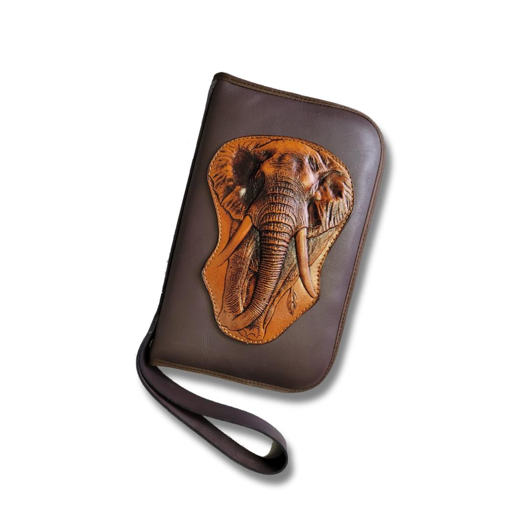 ELP196DDW #1. Caddie Embossed Delux-Elephant