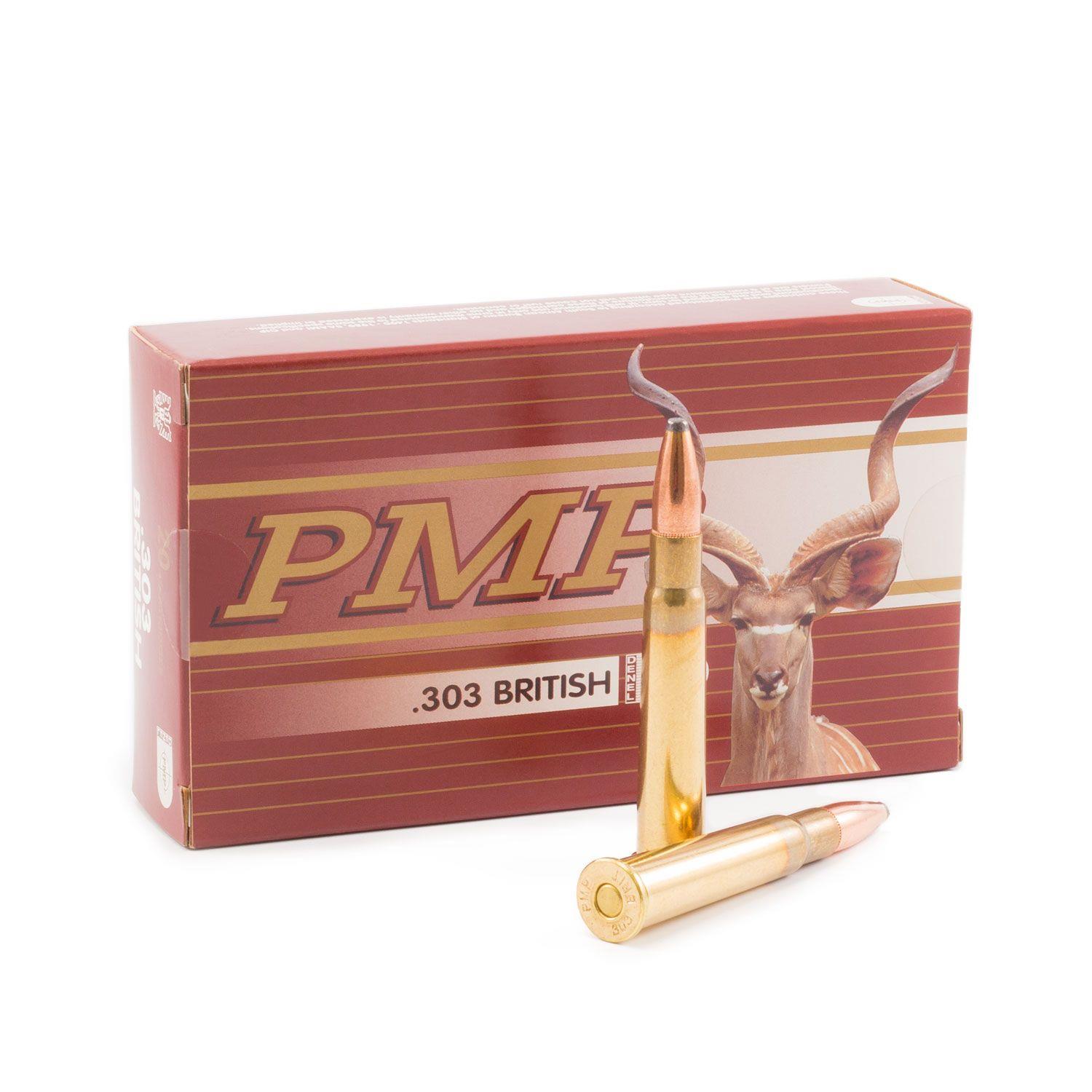 PMPA303BRSP150 #1. Ammo 303 Brit 150Gr PMP SP 20's
