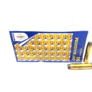 PMPA357MSJSP158 #1. Ammo 357 M 158Gr PMP SJSP 50's