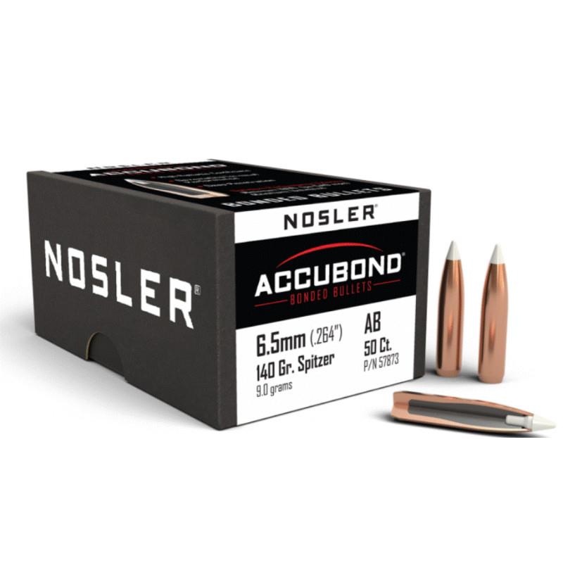 DFN26140 #1. P 6.5mm BT (264)140Gr Nosler SP 50s