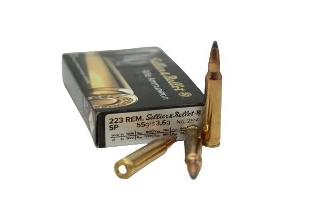 GBRBSB22355SP #1. P 223 Rem 55Gr S&B SP 20's