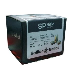 GBRBSB2245SP #1. P 22 Cal 45Gr S&B SP 100's