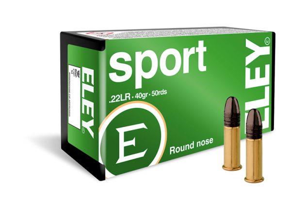 SGAE22SPORT #1. Ammo 22 LR 40Gr Eley Sport STD Velocity 50's