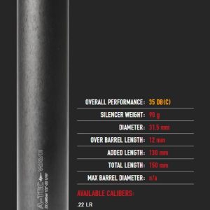 FORAT-017 #1. A-Tec .22LR Wave 1/2"-20 UNF
