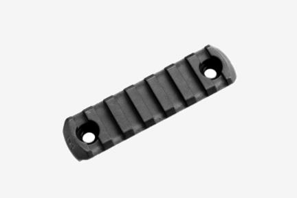 ISSMAG591-BLK #1. Magpul M-Lok Polymer Rail Section 7 Slots - Black
