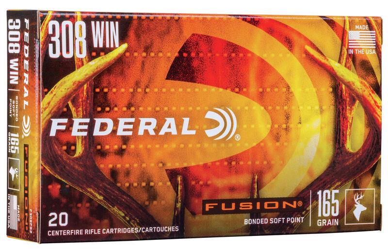 FORAF519 #1. Ammo 308 Win 165Gr Federal Fusion 20's