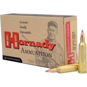 ISS8337 #1. Ammo 22-250 Rem 55Gr Hornady V-Max 20's