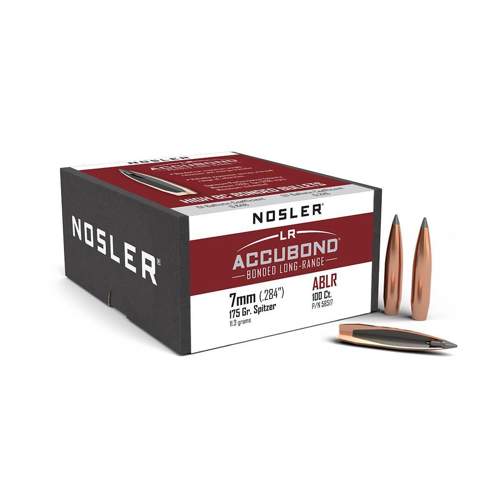 ISS58517 #1. P 7mm 175Gr Nosler AccuBond LR SP 100's