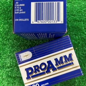 img_3278.1. P 30 Cal (.308) 150Gr PMP ProAmm SP 100's