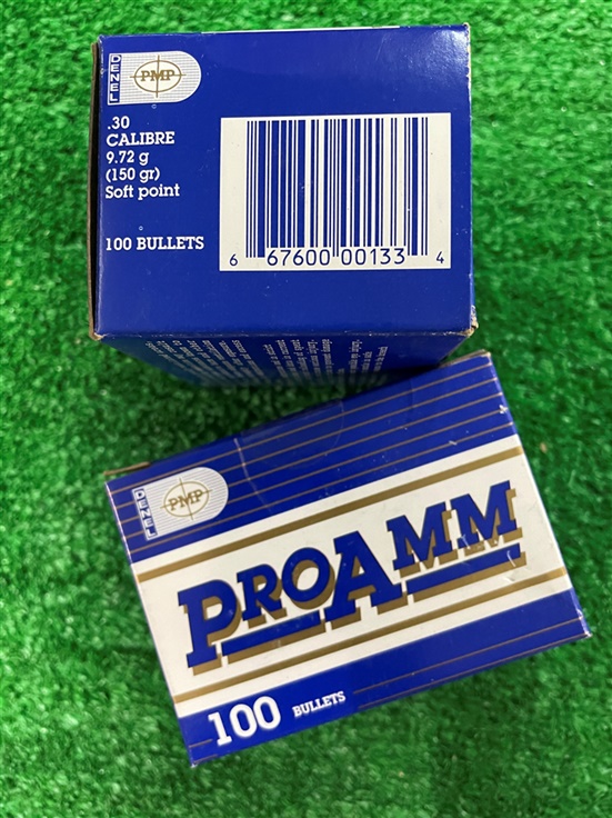 img_3278.1. P 30 Cal (.308) 150Gr PMP ProAmm SP 100's