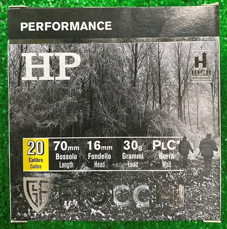 iss86177500-c. Ammo 20Ga 5 30gr Fiocchi 20 HP 25's