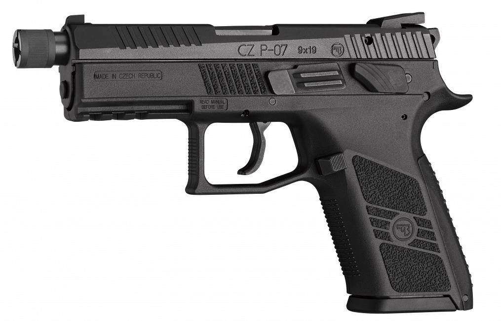 FORCZP07EX #1. CZ 75 P-07 9mmP Pistol Extended Barrel SR