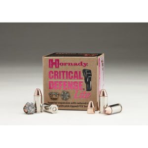 ISS90240H #1. Ammo 9mm L 100Gr Hornady FTX CDef 25's