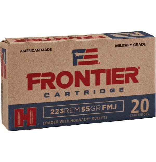 ISSFR100 #1. Ammo 223 Rem 55Gr Frontier FMJ 20's