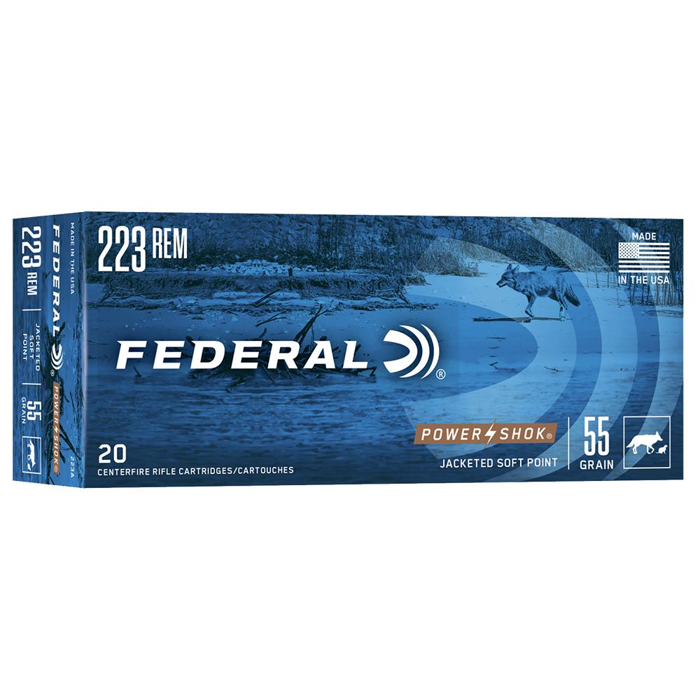 FORAF14 #1. Ammo 223 Rem 55Gr Federal Power Shock 20's