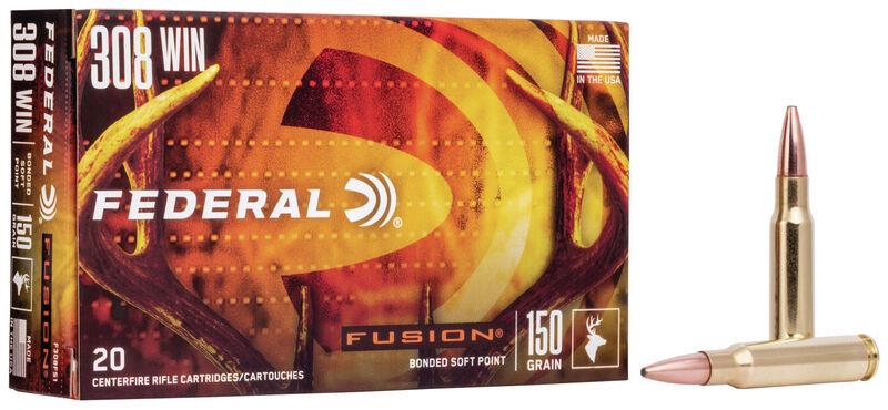 FORAF518 #1. Ammo 308 Win 150Gr Federal Fusion 20's