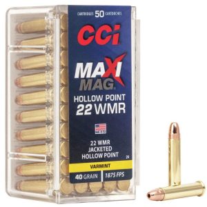 FORAR20 #1. Ammo 22LR 40gr WM CCI Maxi Mag HP 50's