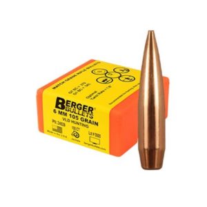 RAPBER24528 #1. P 6mm (.243) 105gr Berger VLD Hunting 100's