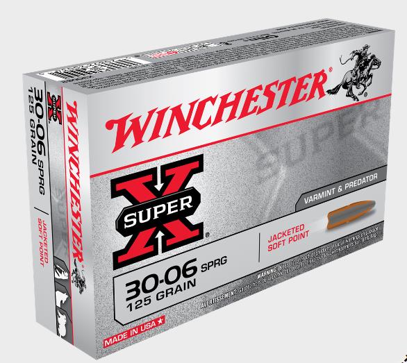 NYAW-X30062 #1. Ammo 30-06 SPR 125Gr Winchester Super-X JSP 20's