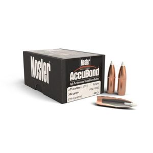 ISSN53662 #1. P 375 Cal 300Gr Nosler AccuBond SP 50's